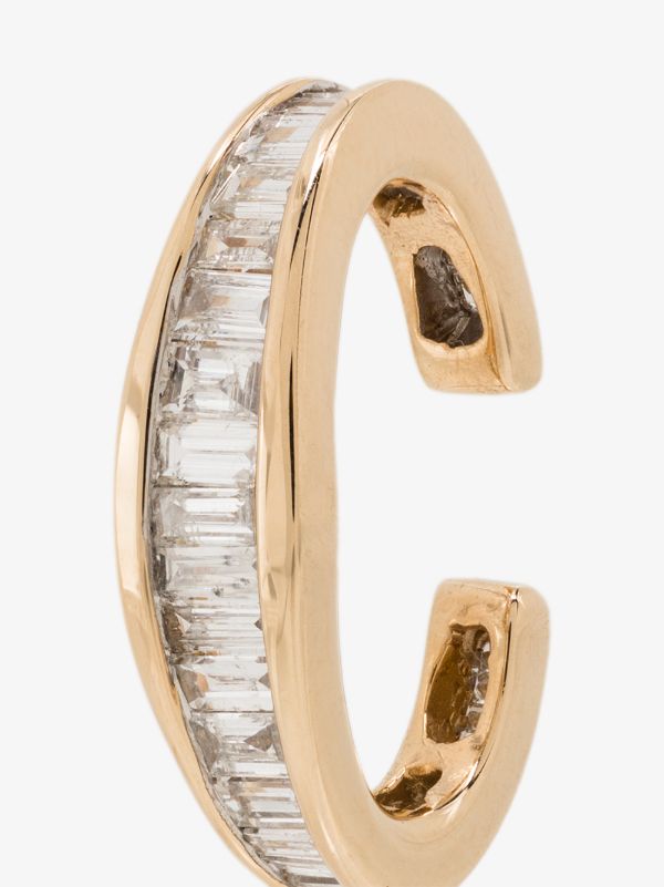 Adina Reyter 14K Yellow Gold Heirloom Diamond Single Ear Cuff | Browns Fine Earrings