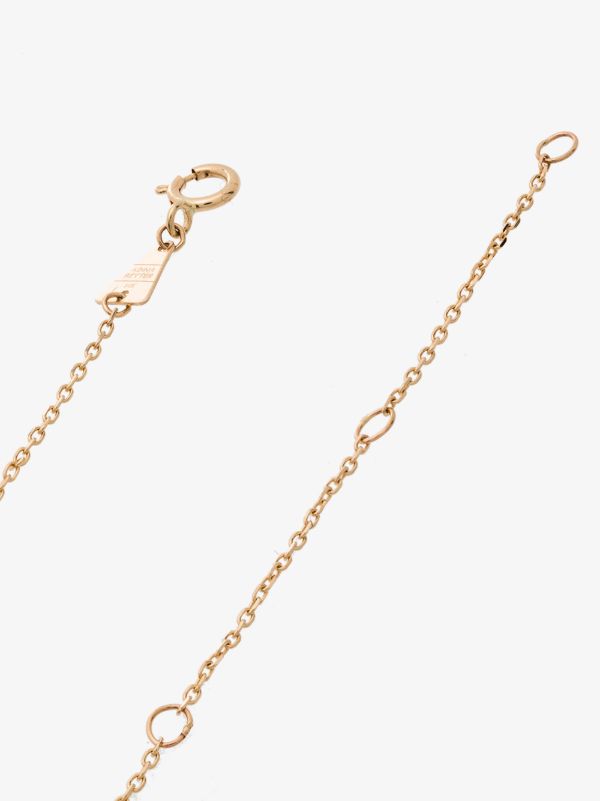 Adina Reyter 14K Yellow Gold Stack Baguette Half Riviera Diamond Necklace | Browns Necklaces