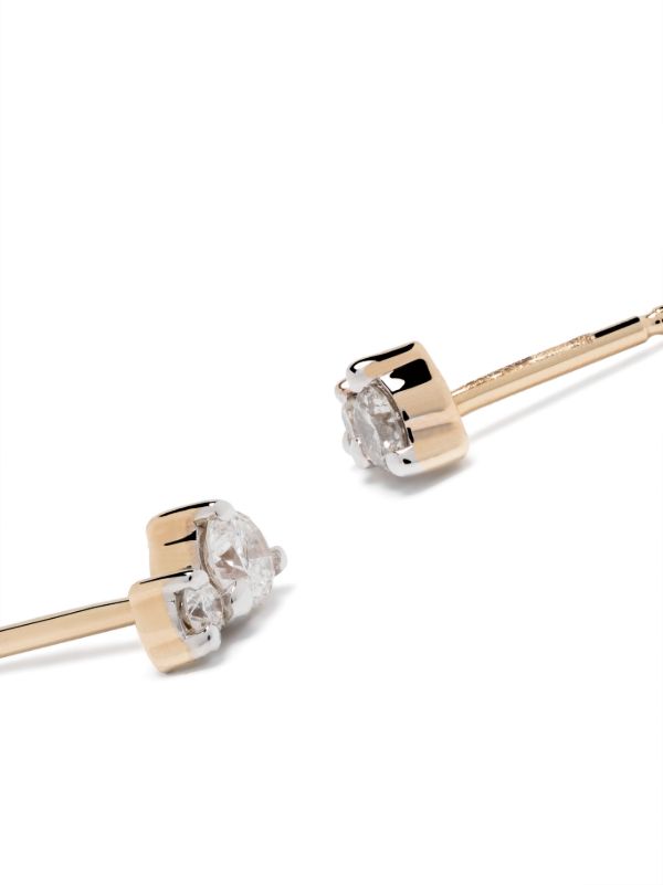 Adina Reyter 14K Yellow Gold Tiny Amigos Diamond Earrings | Browns Fine Earrings