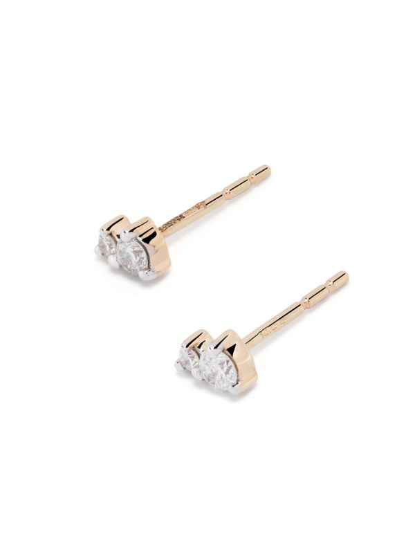 Adina Reyter 14K Yellow Gold Tiny Amigos Diamond Earrings | Browns Fine Earrings