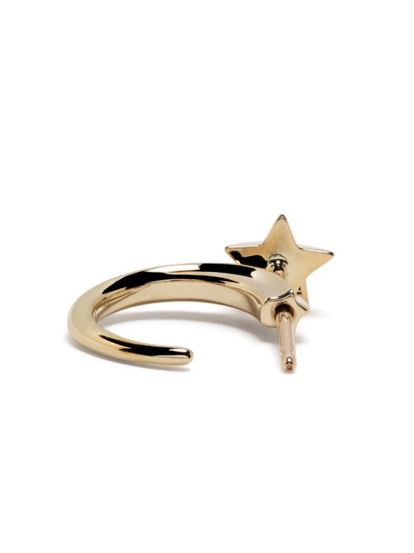 Adina Reyter Gold-plated Shooting Star Diamond Earrings | Browns Earrings