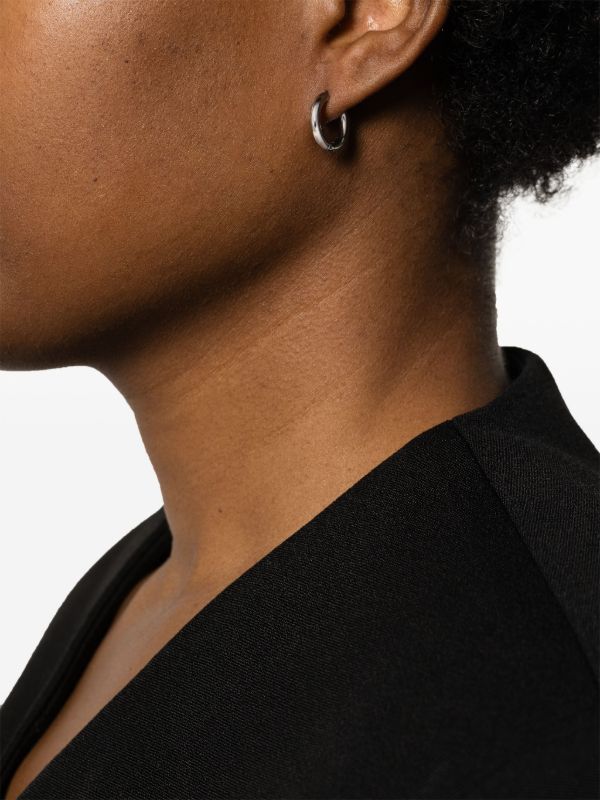 Adina Reyter Sterling Silver Tube Hoop Earrings | Browns Earrings