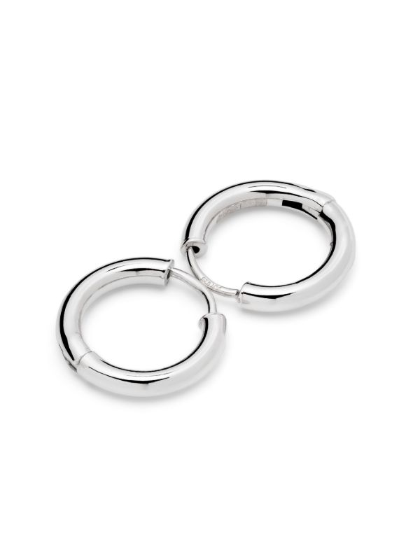 Adina Reyter Sterling Silver Tube Hoop Earrings | Browns Earrings