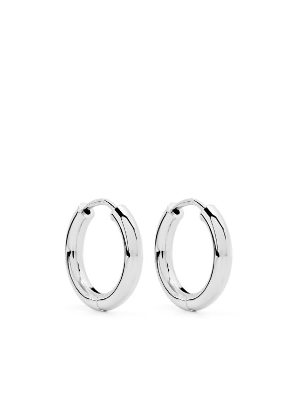 Adina Reyter Sterling Silver Tube Hoop Earrings | Browns Earrings