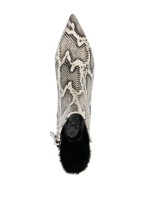 Aeyde Neutrals 40mm Sophie Boots | Browns Boots