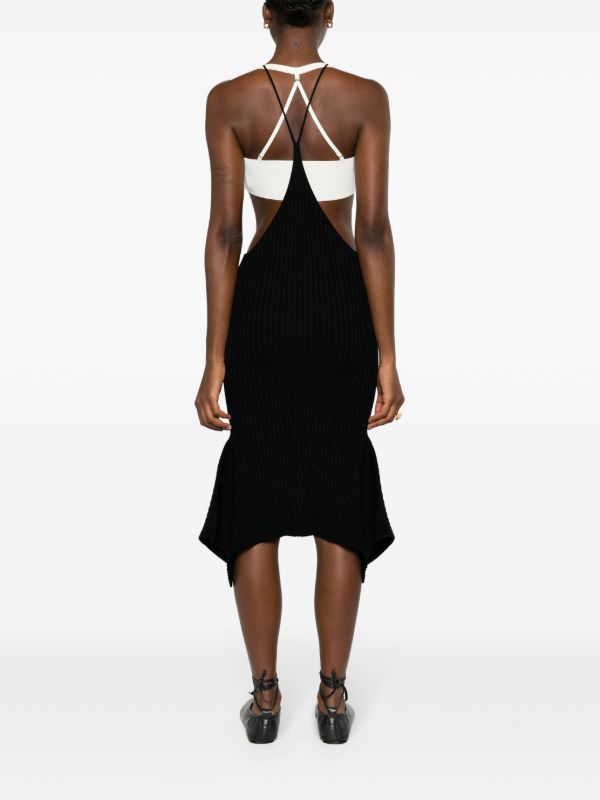 AISLING CAMPS Black Shala Knit Skirt | Browns Knitted Skirts