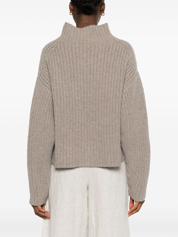 AISLING CAMPS Grey Isabella Wool Sweater | Browns Knitted Sweaters