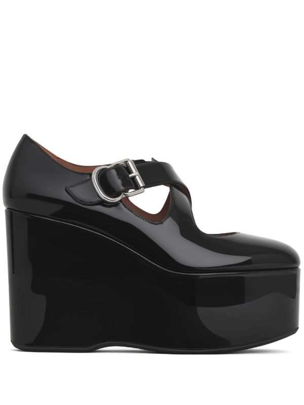Alaïa 110mm Criss-Cross Wedge Pumps | Browns Pumps