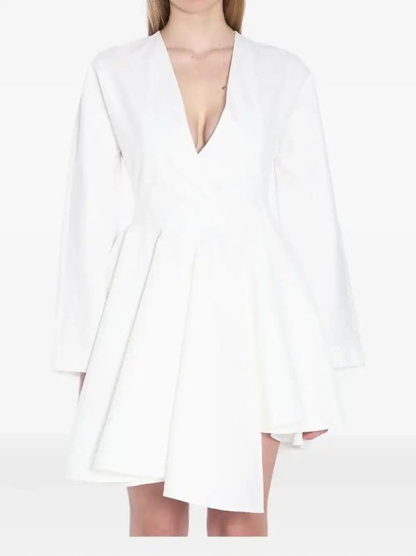 Alaïa asymmetric mini dress | Browns Cocktail & Party Dresses