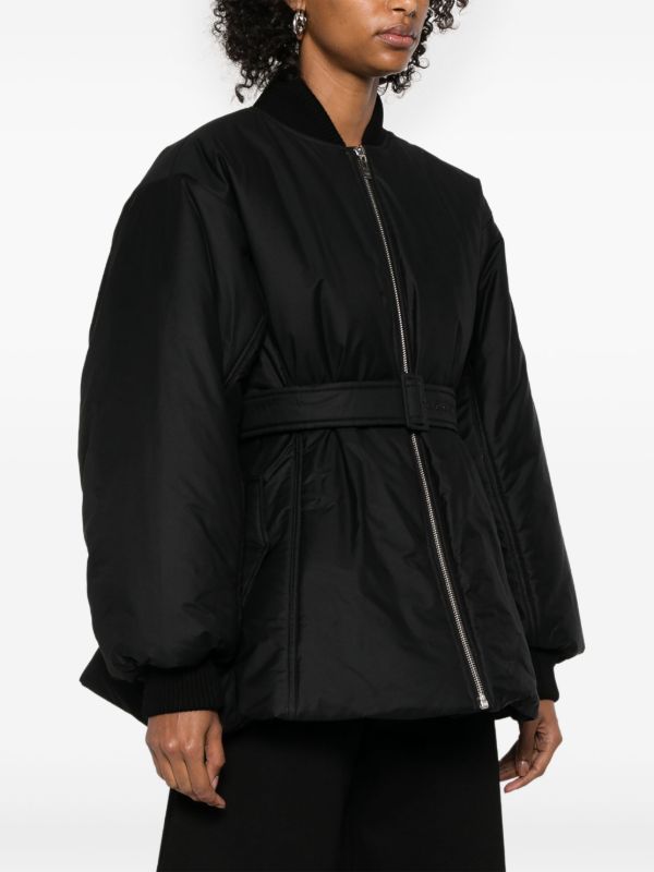 Alaïa Belted Bomber Jacket | Browns Varsity Jackets