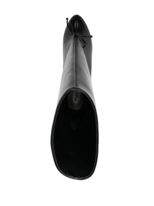Alaïa Black 90mm Decollte Boots | Browns Boots