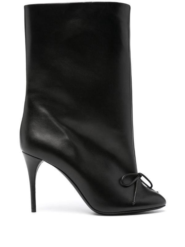 Alaïa Black 90mm Decollte Boots | Browns Boots