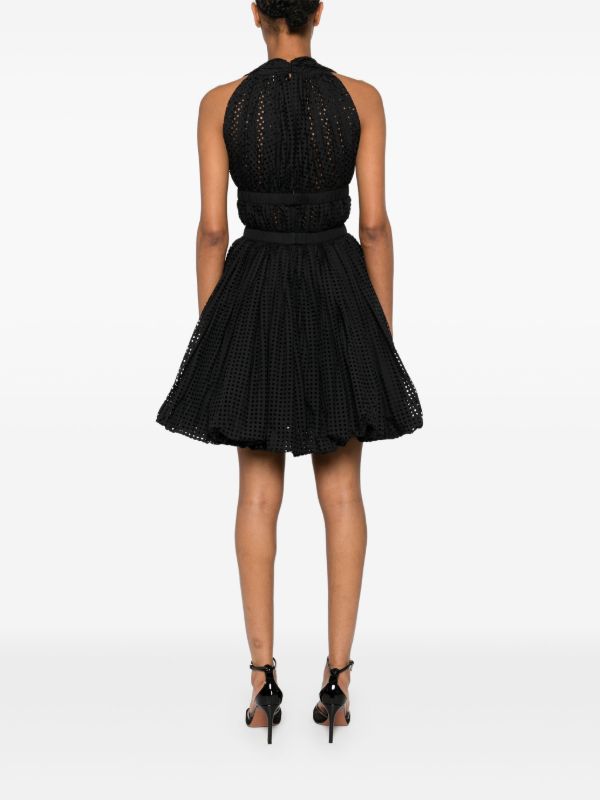 Alaïa Black Cut-Out Mini Dress | Browns Cocktail & Party Dresses