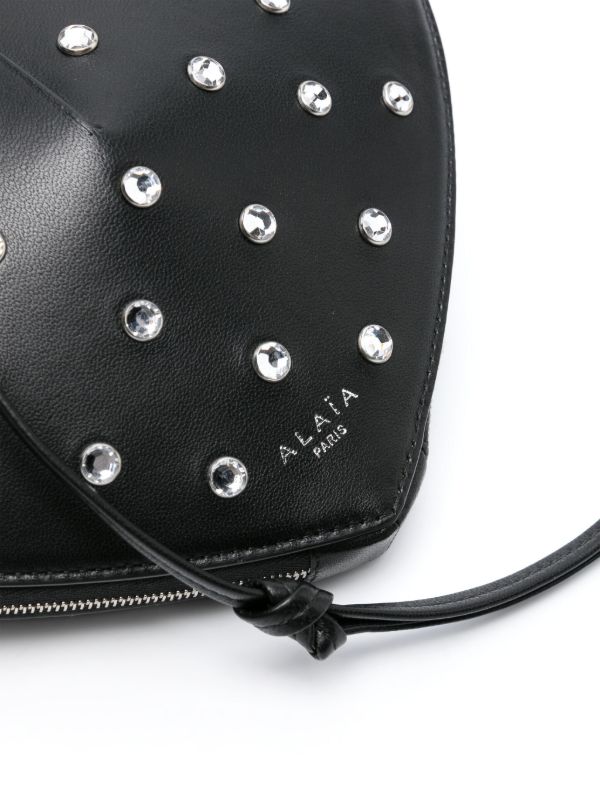 Alaïa Black Le Coeur Cross Body Bag | Browns Messenger & Crossbody Bags