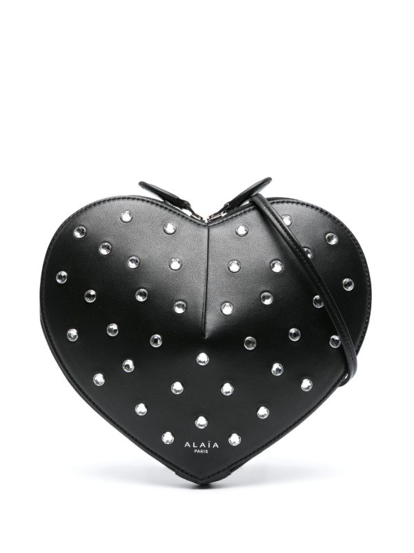 Alaïa Black Le Coeur Cross Body Bag | Browns Messenger & Crossbody Bags
