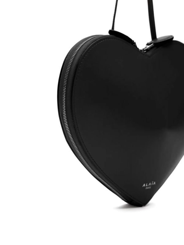 Alaïa Black Le Couer Leather Cross Body Bag | Browns Messenger & Crossbody Bags