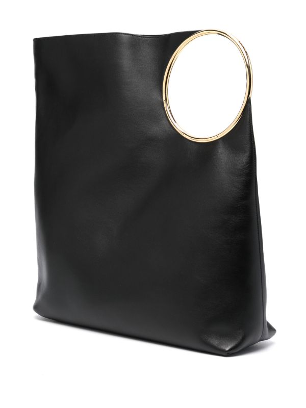 Alaïa Black Ring Large Tote Bag | Browns Tote Bags