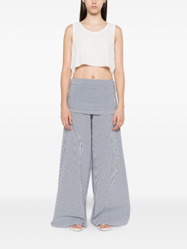 Alaïa High-neck Bubble-hem Top | Browns Vests & Tank Tops