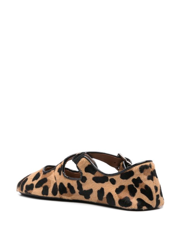 Alaïa Neutral Criss Cross Ballet Flats | Browns Ballerina Shoes