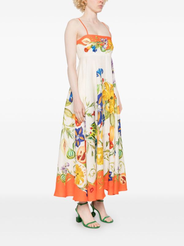 ALEMAIS Flores Midi Dress | Browns Day Dresses