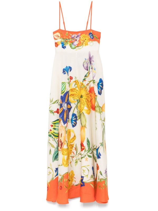 ALEMAIS Flores Midi Dress | Browns Day Dresses