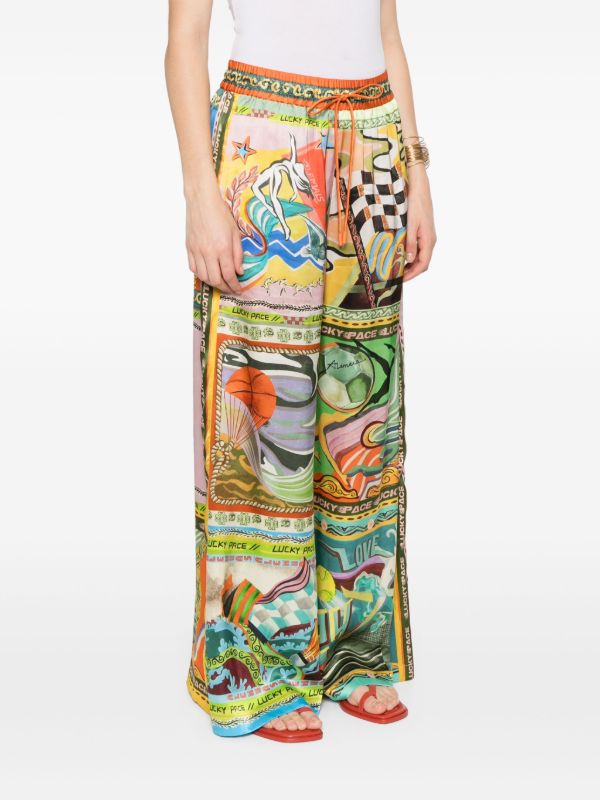 ALEMAIS Lucky Pace Trousers | Browns Wide-Leg Pants