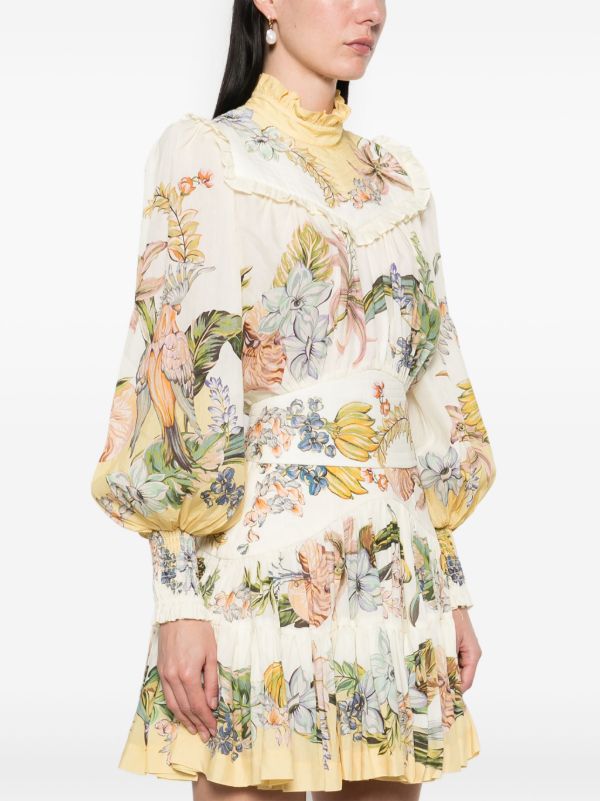 ALEMAIS Neutrals Oleander Top | Browns Blouses