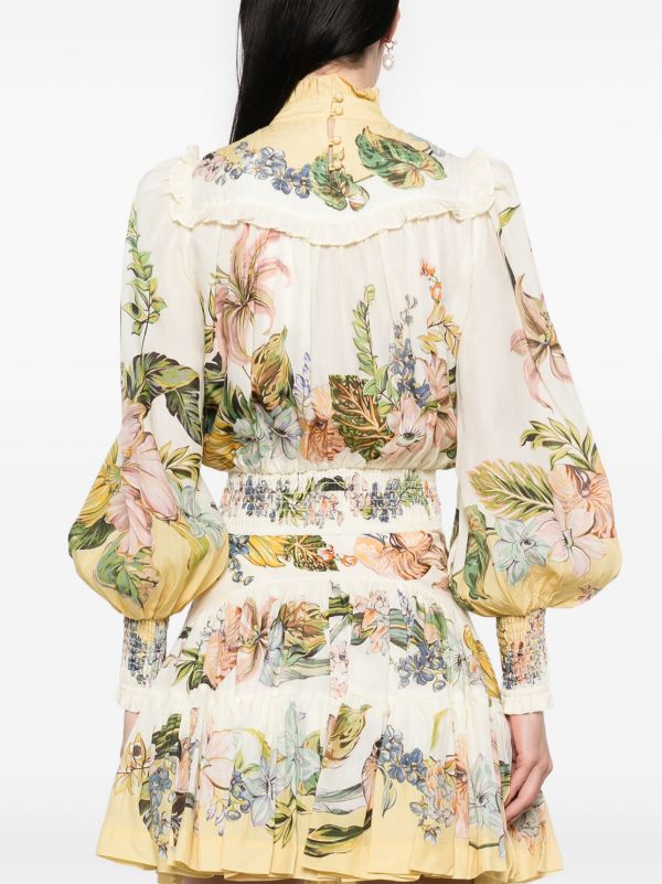 ALEMAIS Neutrals Oleander Top | Browns Blouses