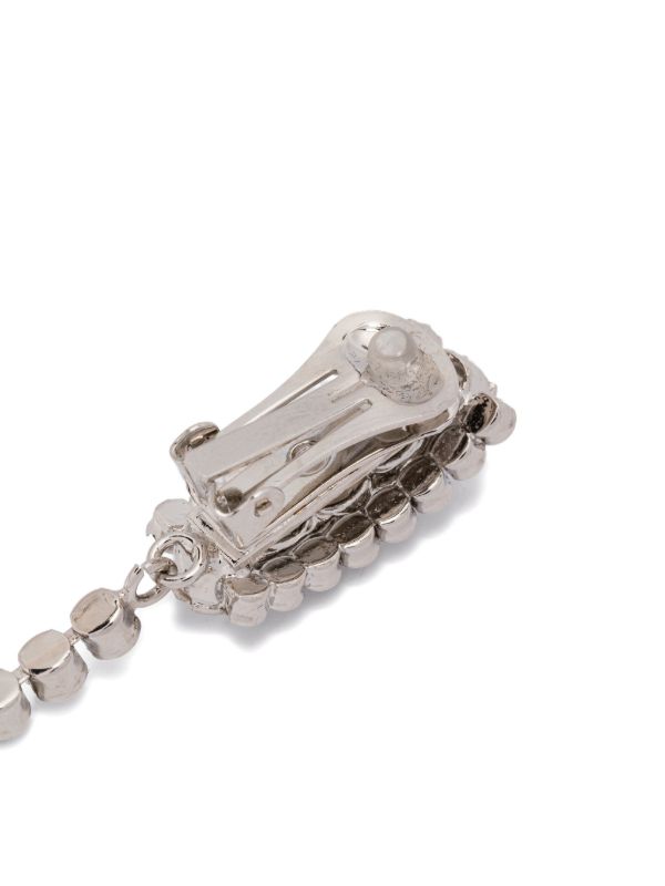 Alessandra Rich Crystal-embellished Drop Earring | Browns Earrings