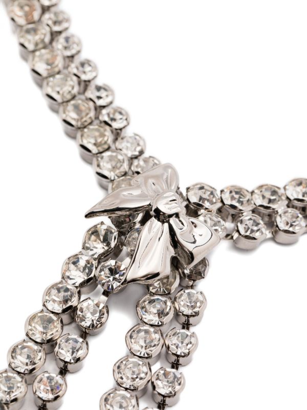 Alessandra Rich Crystal-embellished Necklace | Browns Necklaces