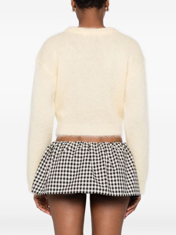 Alessandra Rich Floral-embroidered Cardigan | Browns Cardigans