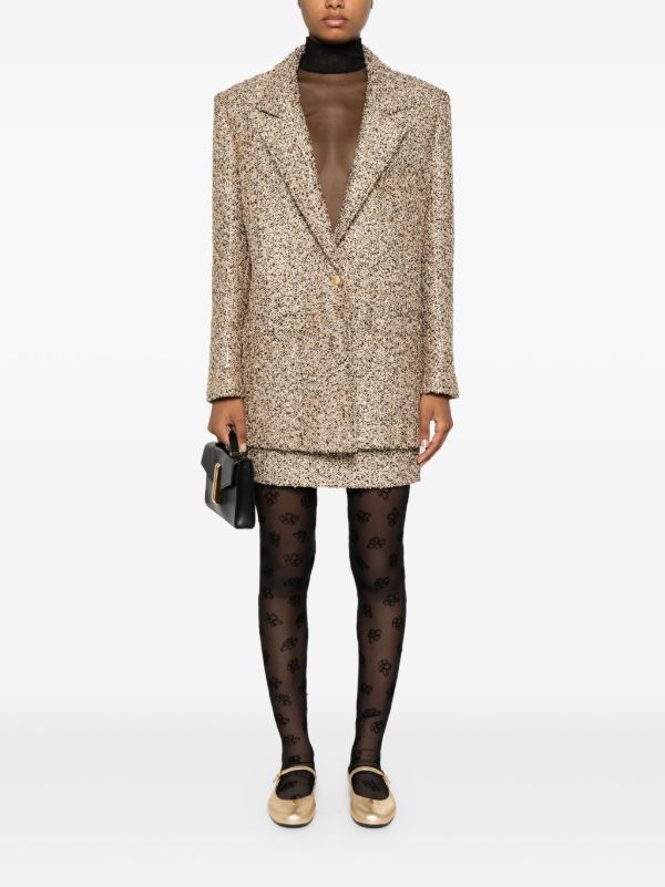 Alessandra Rich Glittered Blazer | Browns Blazers