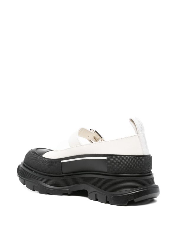 Alexander McQueen 45mm Buckle-strap Leather Pumps | Browns Pumps