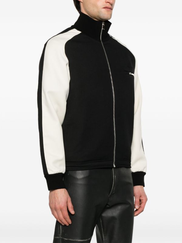 Alexander McQueen Black Two-Tone Cardigan | Browns Cardigans