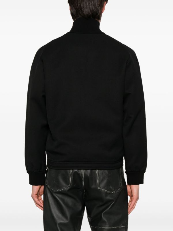 Alexander McQueen Black Two-Tone Cardigan | Browns Cardigans