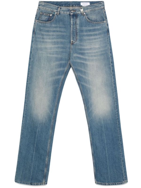 Alexander McQueen Blue Straight-Leg Jeans | Browns Regular & Straight-Leg Jeans