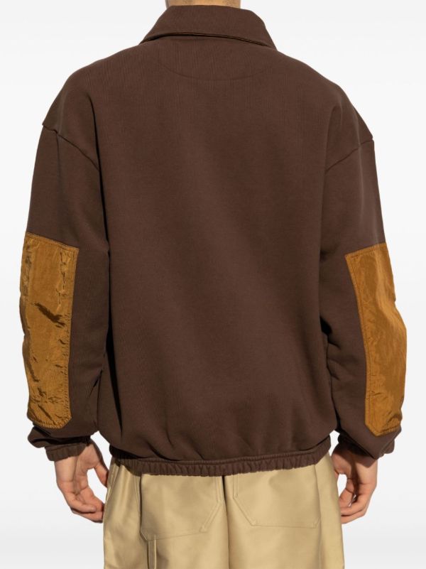 Alexander McQueen Brown Contrasting-Pocket Polo Shirt | Browns Polo Shirts