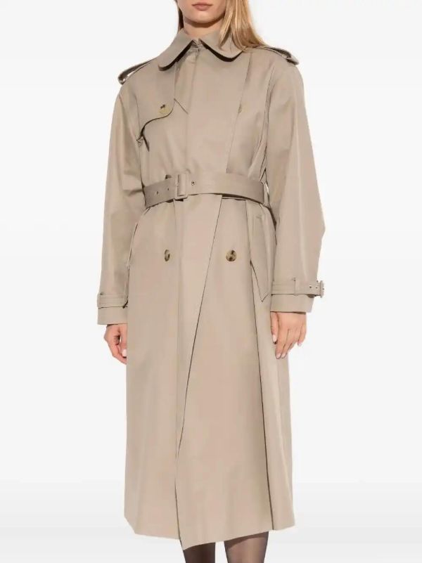 Alexander McQueen Double-breasted Trench Coat | Browns Trench Coats & Raincoats