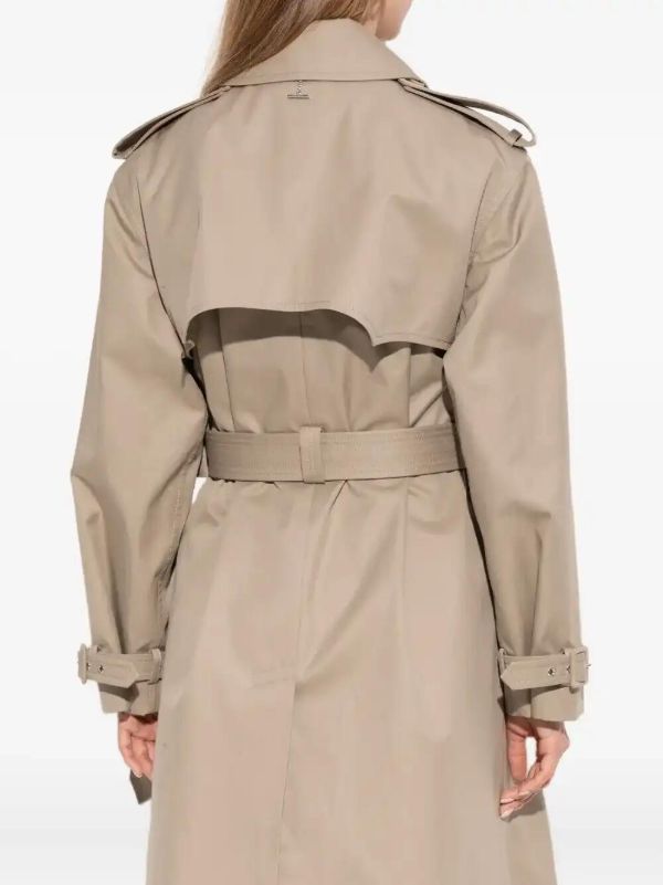 Alexander McQueen Double-breasted Trench Coat | Browns Trench Coats & Raincoats