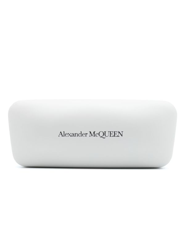 Alexander McQueen Eyewear Black Bold D-Frame Sunglasses | Browns Sunglasses