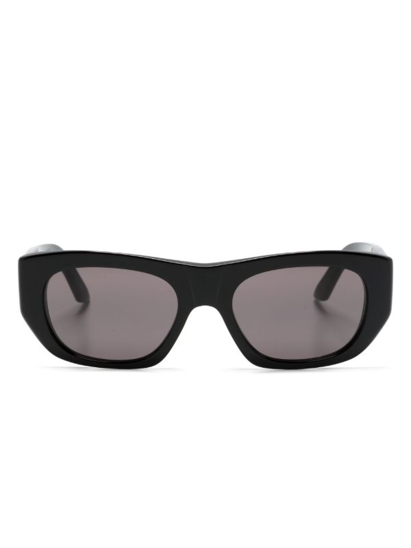 Alexander McQueen Eyewear Black Bold D-Frame Sunglasses | Browns Sunglasses