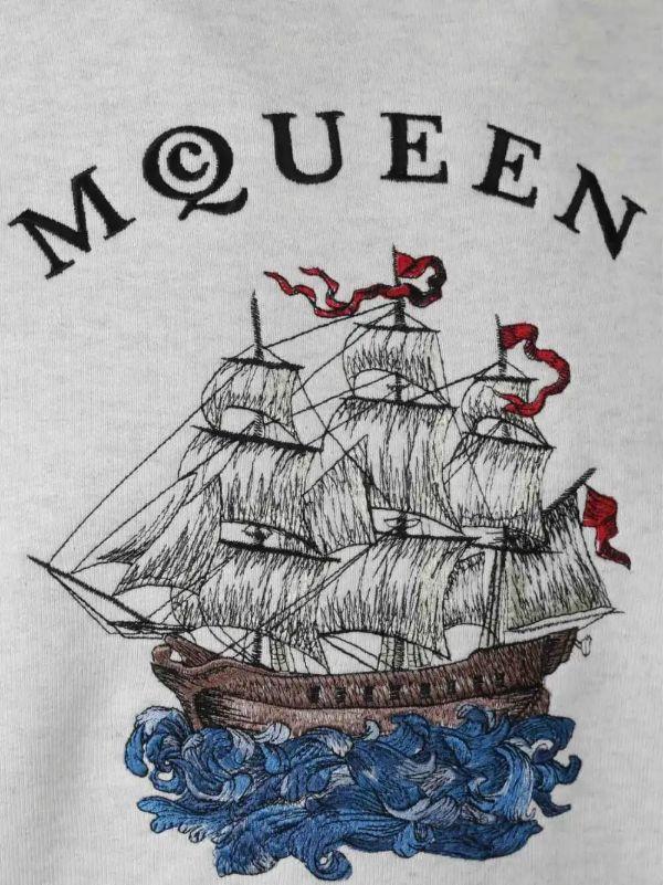 Alexander McQueen Logo-embroidered Sweatshirt | Browns Sweatshirts