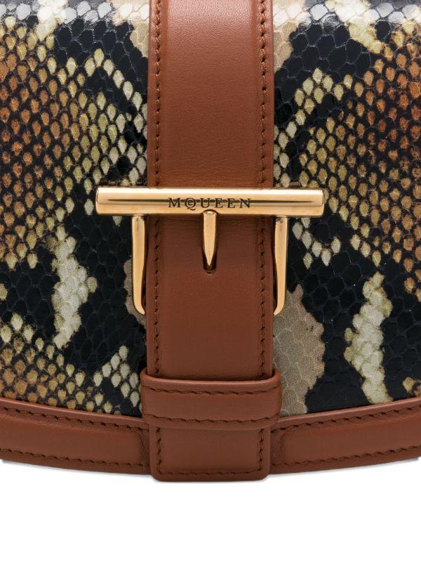 Alexander McQueen Mini T-Bar Leather Cross Body Bag | Browns Messenger & Crossbody Bags