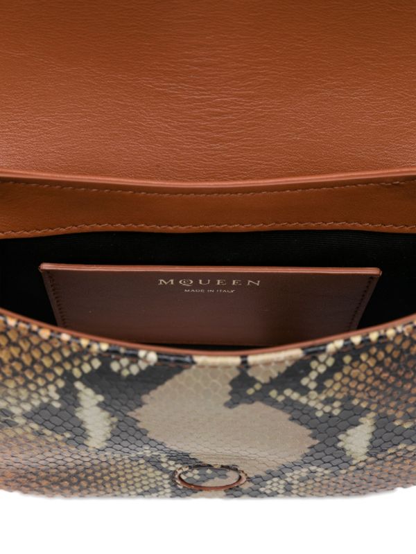 Alexander McQueen Mini T-Bar Leather Cross Body Bag | Browns Messenger & Crossbody Bags