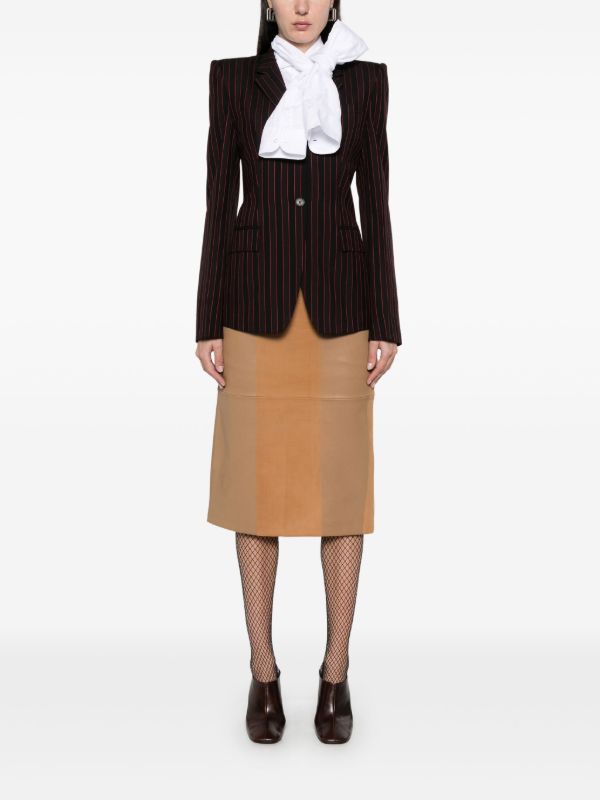 Alexander McQueen Pinstriped Blazer | Browns Blazers