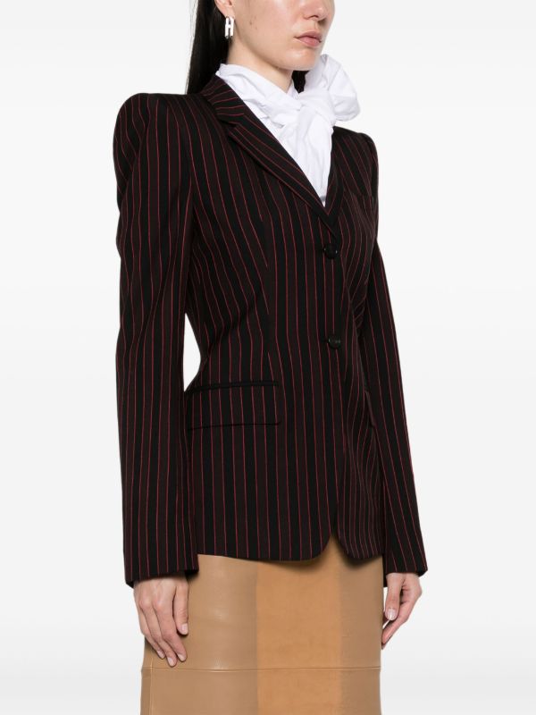 Alexander McQueen Pinstriped Blazer | Browns Blazers