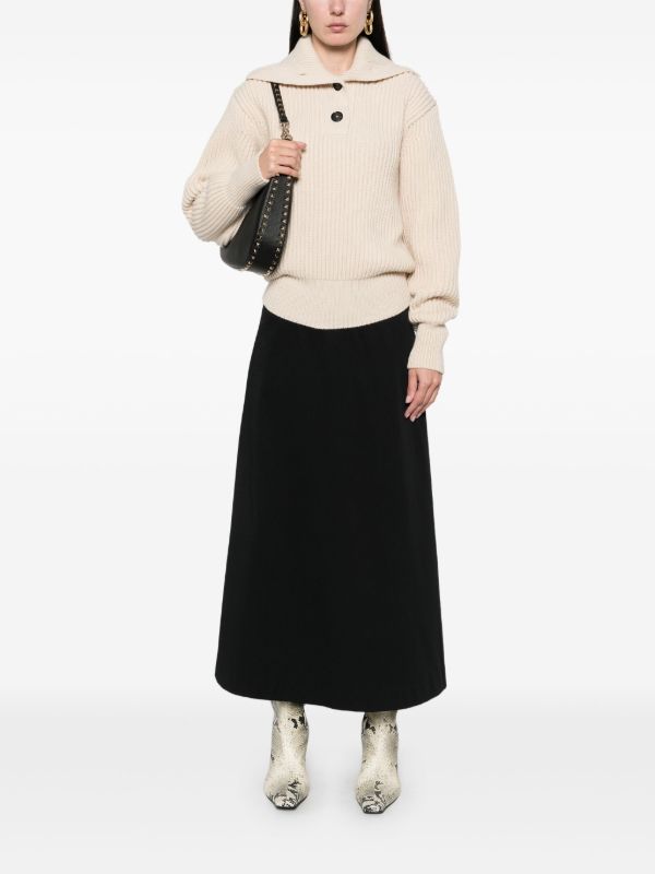 Alexander McQueen Ribbed-Knit Sweater | Browns Knitted Sweaters