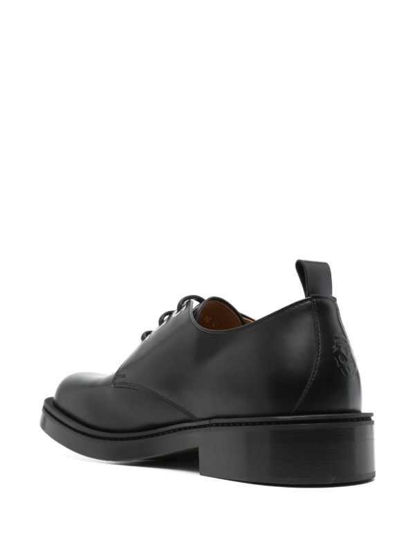 Alexander McQueen Skull-Embossed Derby Shoes | Browns Derby Shoes