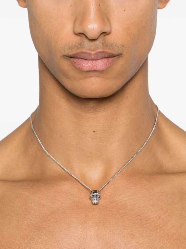 Alexander McQueen Skull Pendant Necklace | Browns Necklaces
