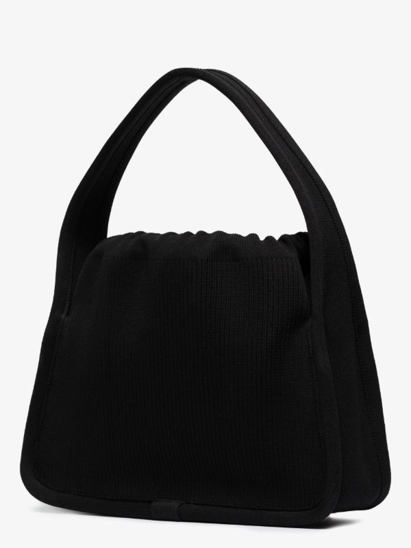 Alexander Wang Black Ryan Small Knitted Tote Bag | Browns Mini Bags